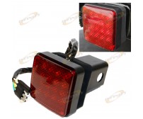 16 LED Brake Light Trailer Hitch Cover Fit Towing & Hauling 2" Receiver